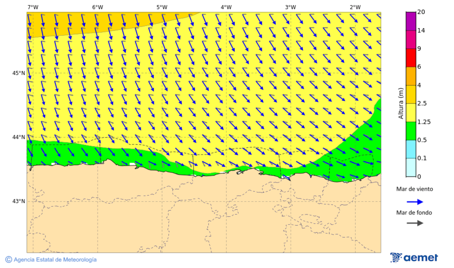 Imaxe de Zonas Costeiras mrcores, 19 novembro  2025 13:00