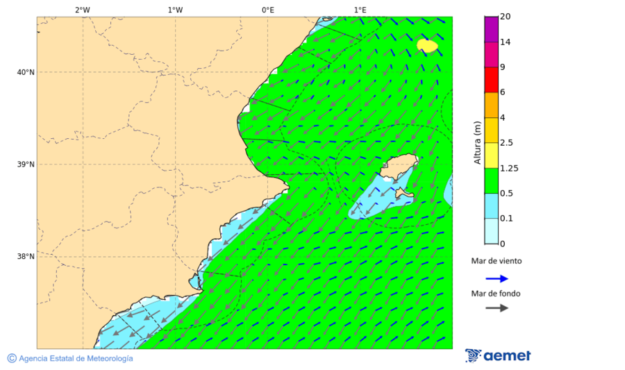 Kostaldeetako irudia asteazkena, 2025ko azaroak 19, ordua: 13:00