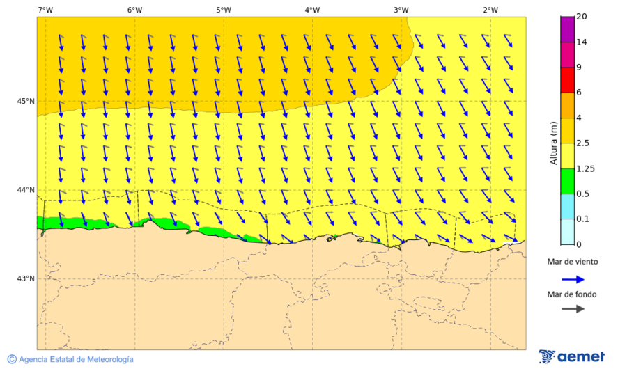 Imaxe de Zonas Costeiras mrcores, 19 novembro  2025 16:00