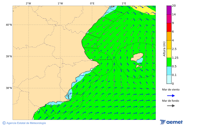Kostaldeetako irudia asteazkena, 2025ko azaroak 19, ordua: 19:00