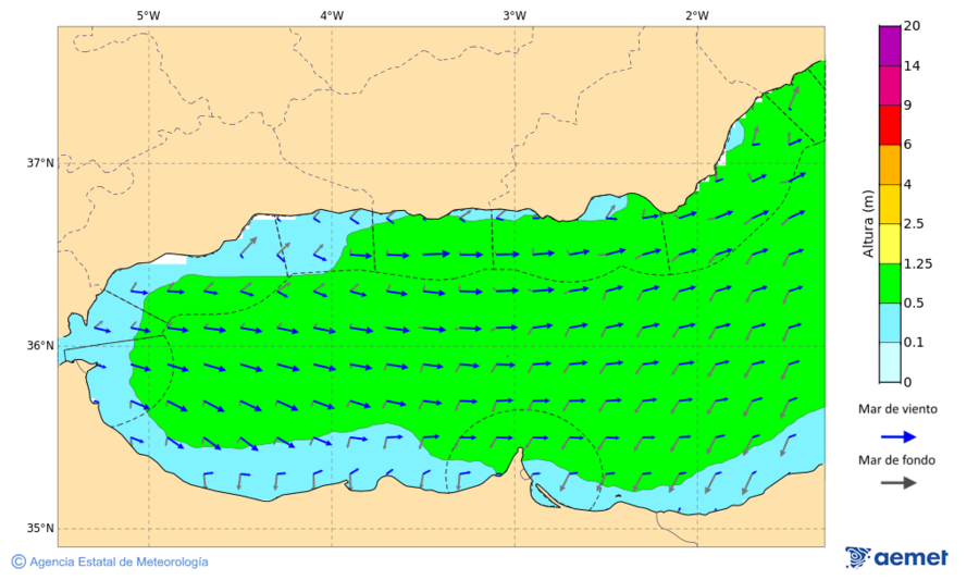 Imatge de zones costaneres dimecres, 19 de novembre  2025 22:00