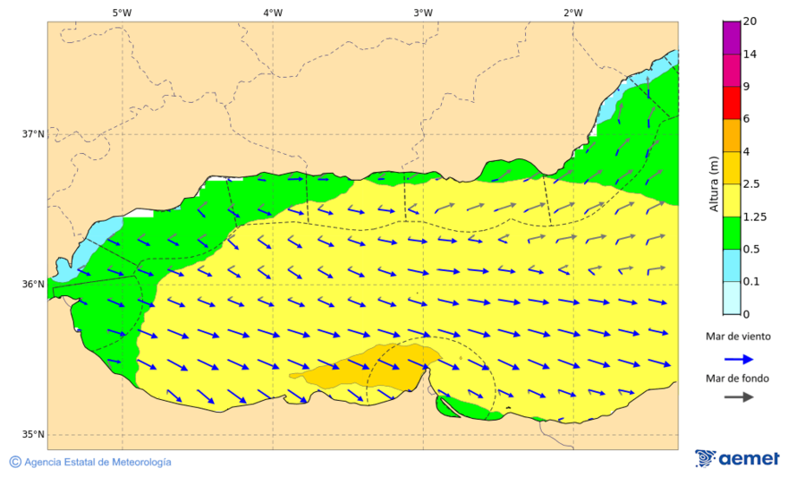 Imatge de zones costaneres dijous, 20 de novembre  2025 22:00