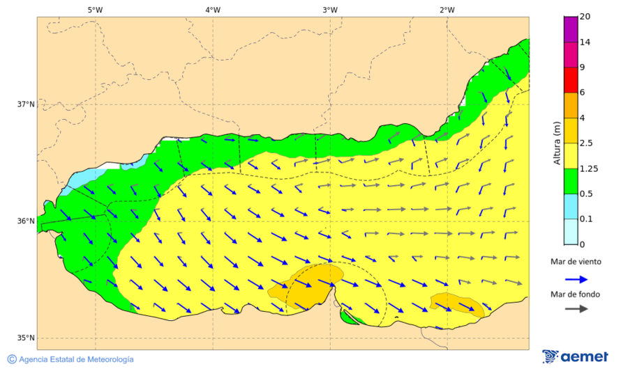 Imatge de zones costaneres divendres, 21 de novembre  2025 04:00