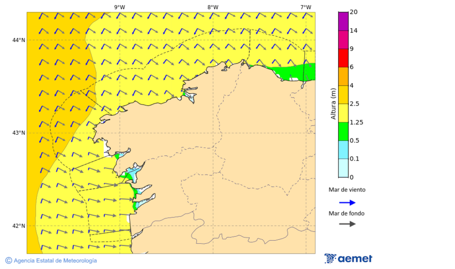 Imatge de zones costaneres dilluns, 17 de novembre  2025 10:00