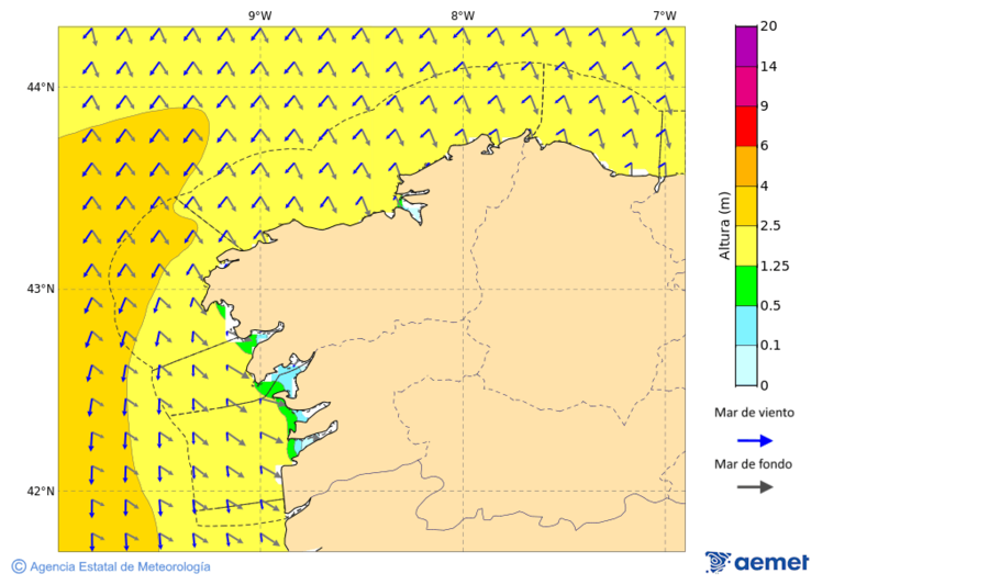 Imatge de zones costaneres dilluns, 17 de novembre  2025 19:00