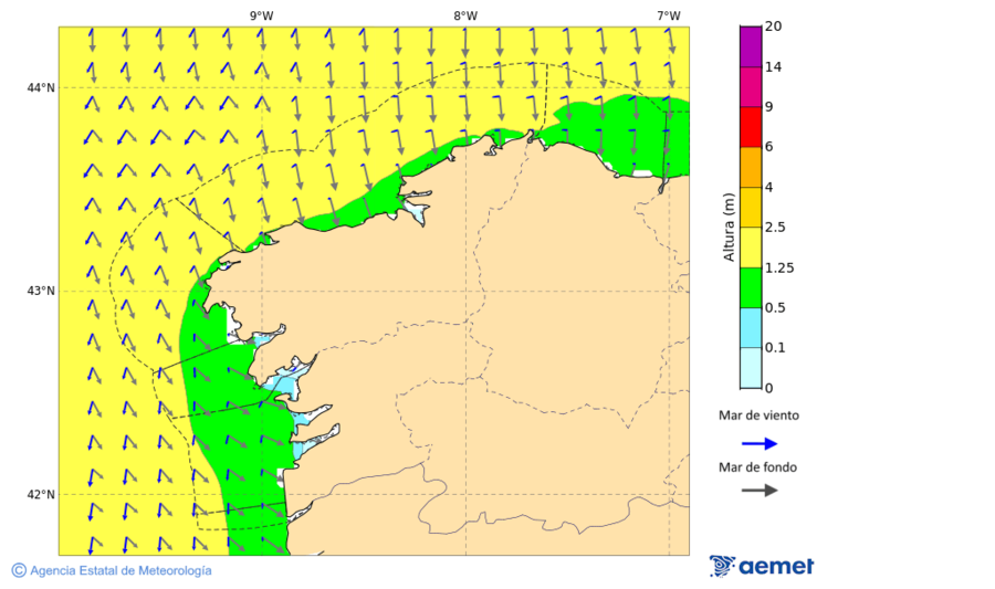 Imatge de zones costaneres dimarts, 18 de novembre  2025 13:00