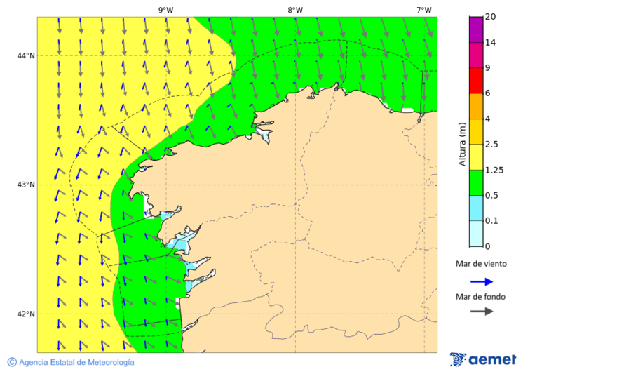 Imatge de zones costaneres dimarts, 18 de novembre  2025 19:00