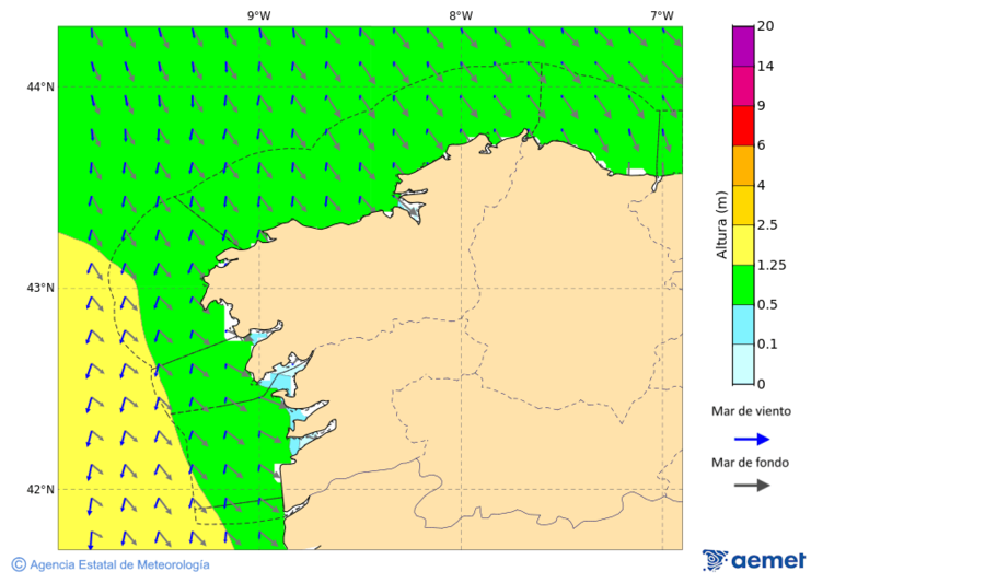 Imatge de zones costaneres dimecres, 19 de novembre  2025 04:00