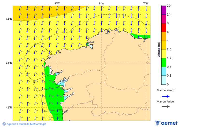 Imatge de zones costaneres dimecres, 19 de novembre  2025 19:00