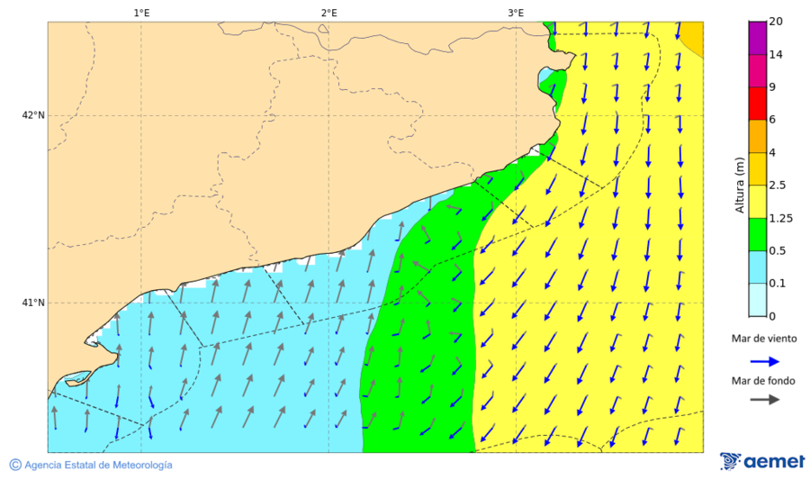 Imatge de Zones Costaneres dimarts, 18 de novembre  2025 01:00