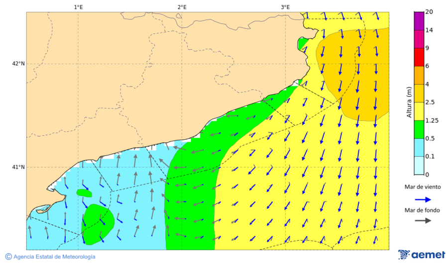 Imatge de Zones Costaneres dimarts, 18 de novembre  2025 04:00