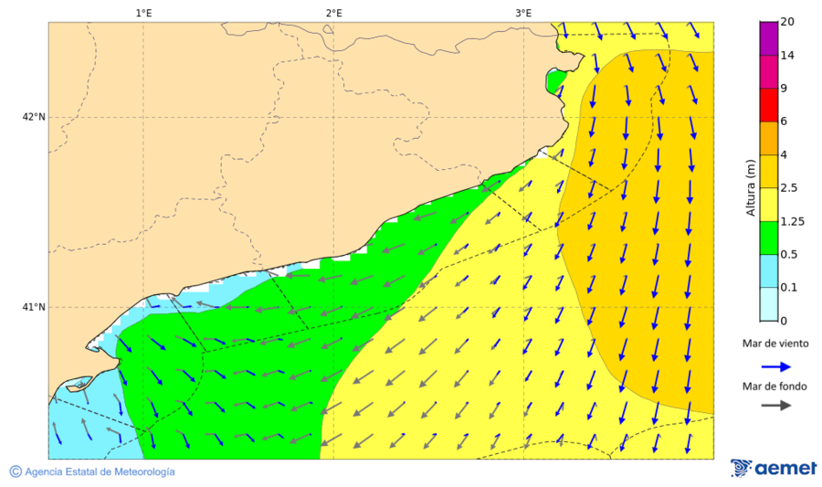 Imatge de Zones Costaneres dimarts, 18 de novembre  2025 07:00