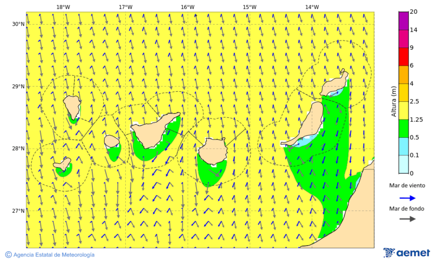 Imatge de zones costaneres dimarts, 18 de novembre  2025 09:00