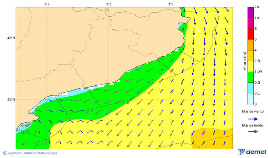 Imatge de Zones Costaneres dimarts, 18 de novembre  2025 19:00