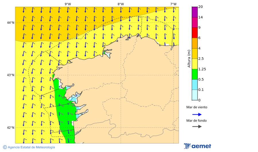 Coastal Areas Image: Wednesday, 19 November  2025 19:00