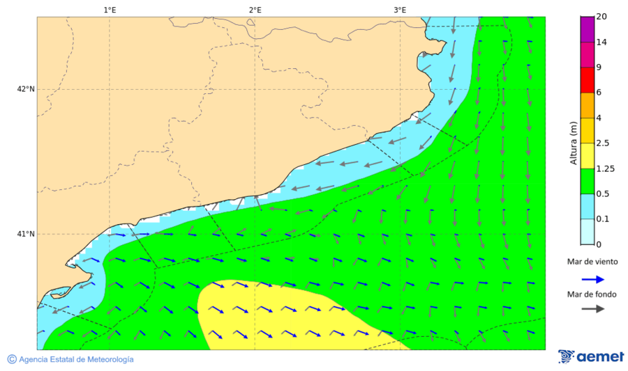 Imatge de Zones Costaneres dimecres, 19 de novembre  2025 22:00