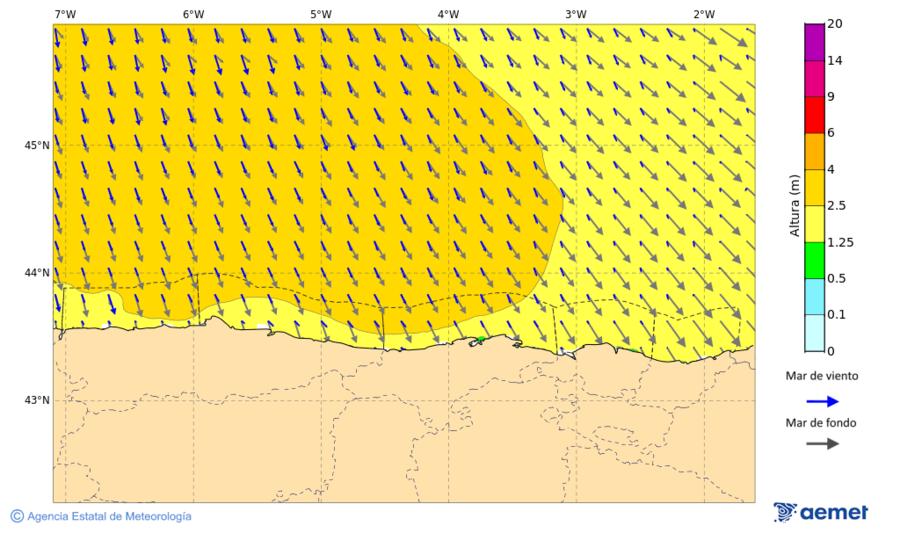 Kostaldeetako irudia osteguna, 2025ko azaroak 20, ordua: 07:00