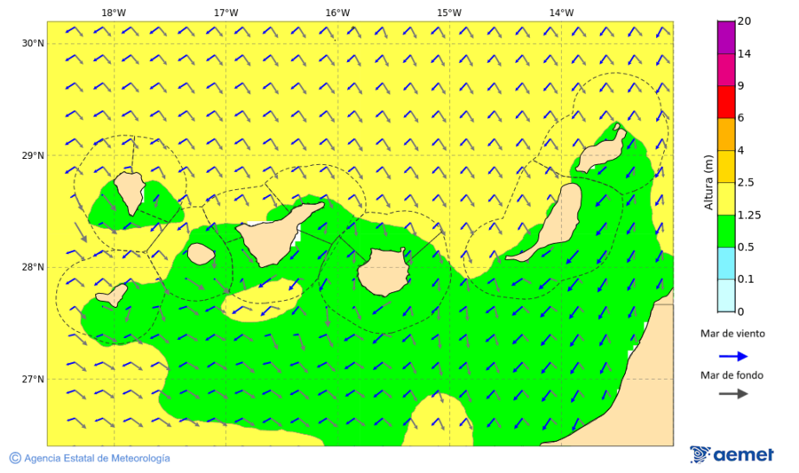Imatge de zones costaneres dijous, 20 de novembre  2025 21:00