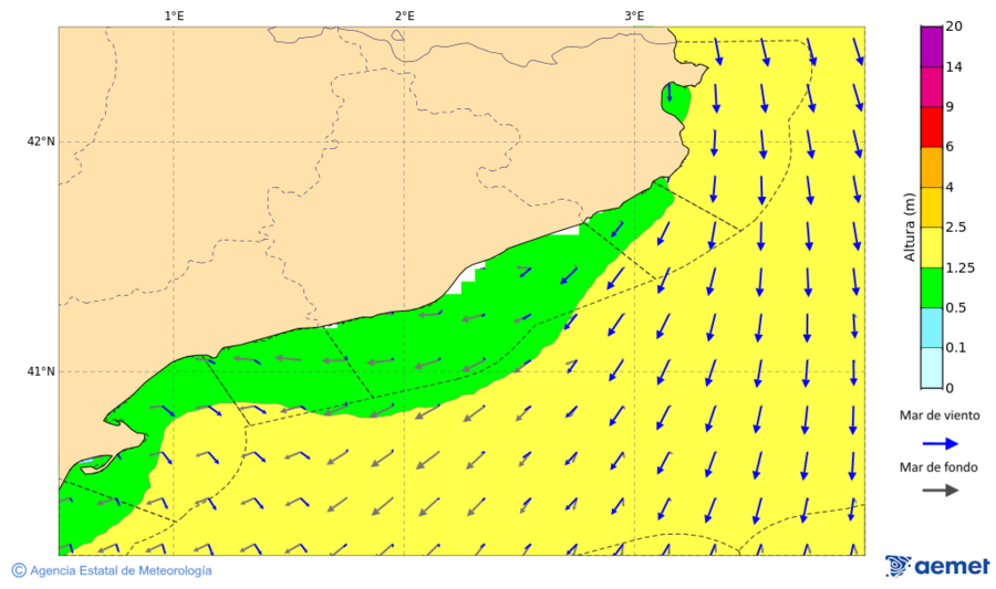 Imatge de Zones Costaneres dijous, 20 de novembre  2025 22:00