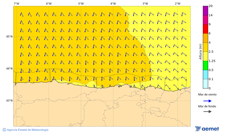 Kostaldeetako irudia ostirala, 2025ko azaroak 21, ordua: 01:00