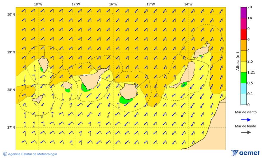 Imatge de zones costaneres divendres, 21 de novembre  2025 21:00
