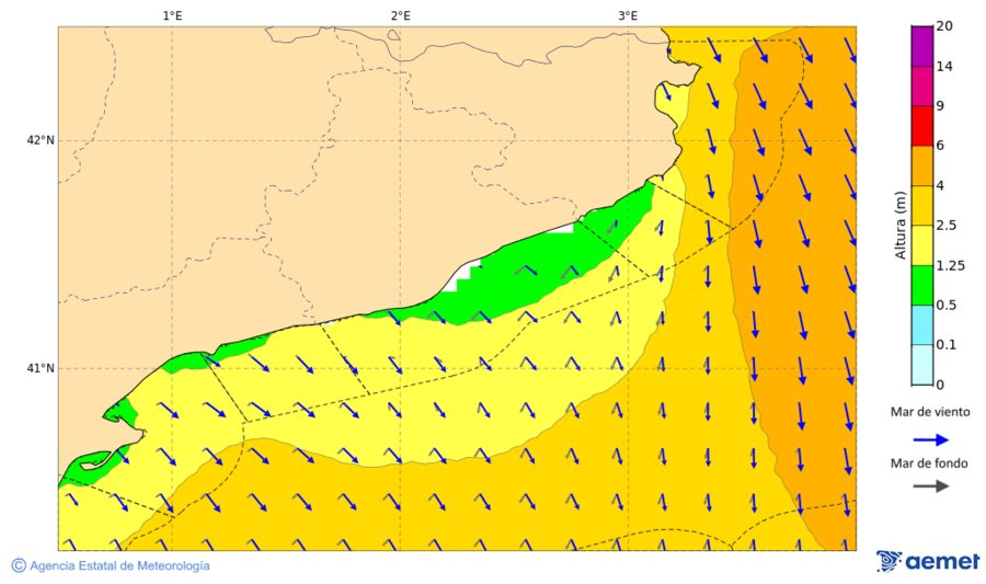 Imatge de Zones Costaneres divendres, 21 de novembre  2025 22:00