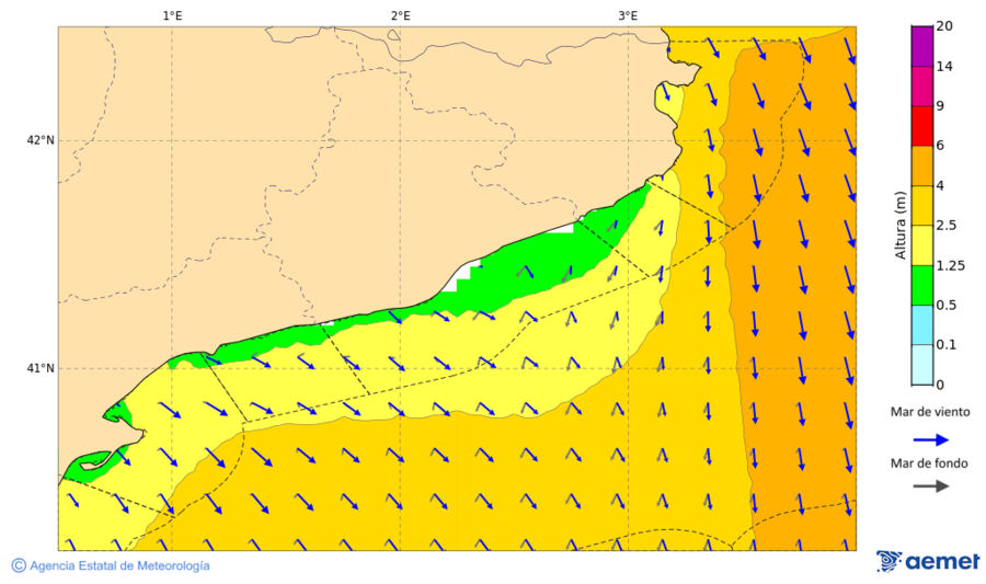 Imatge de Zones Costaneres dissabte, 22 de novembre  2025 01:00