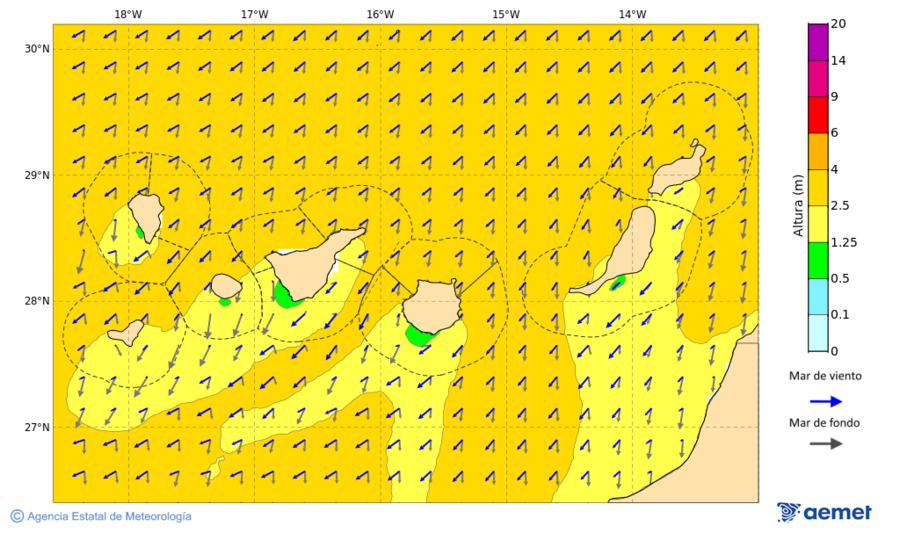 Imatge de zones costaneres dissabte, 22 de novembre  2025 09:00