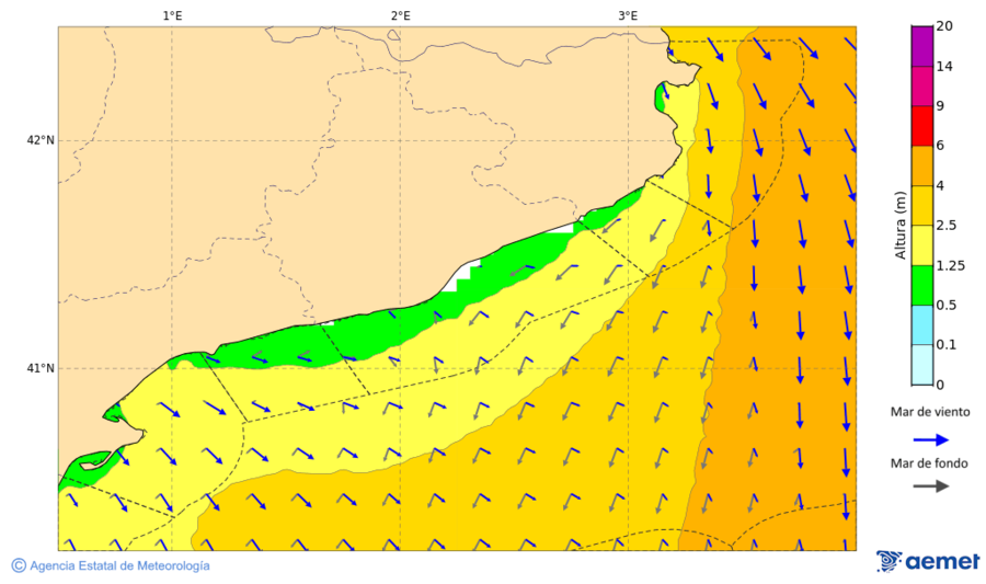 Imatge de Zones Costaneres dissabte, 22 de novembre  2025 13:00