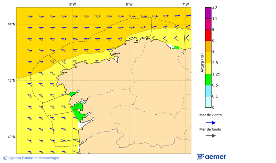 Kostaldeetako irudia larunbata, 2025ko azaroak 22, ordua: 19:00