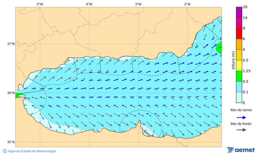Imatge de Zones Costaneres dilluns, 8 de desembre  2025 01:00