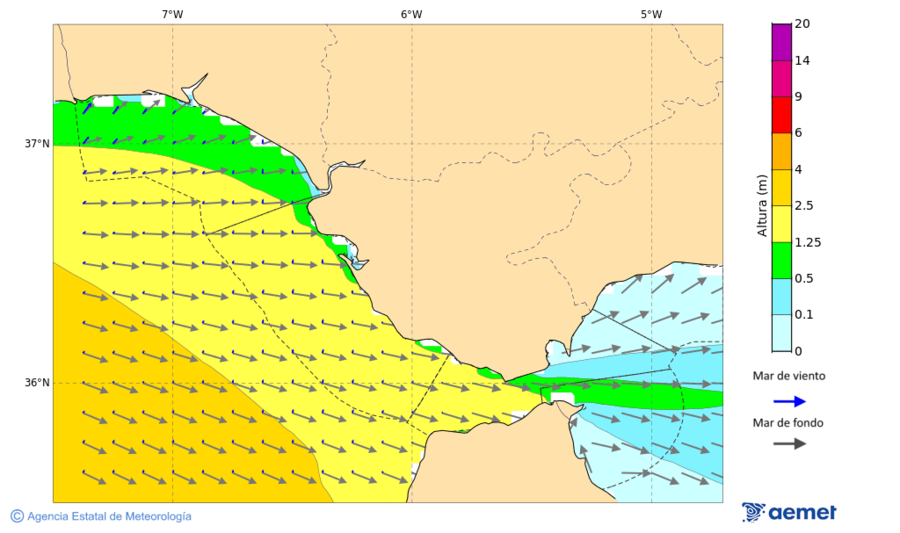 Imaxe de Zonas Costeiras mrcores, 10 decembro  2025 01:00