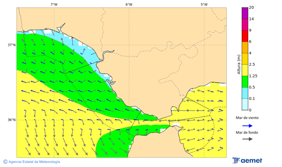 Imatge de Zones Costaneres dilluns, 15 de desembre  2025 01:00