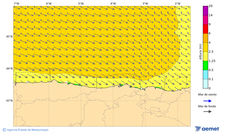 Imatge de zones costaneres dilluns, 15 de desembre  2025 01:00