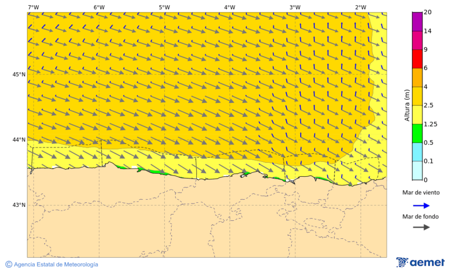 Imatge de zones costaneres dilluns, 15 de desembre  2025 04:00
