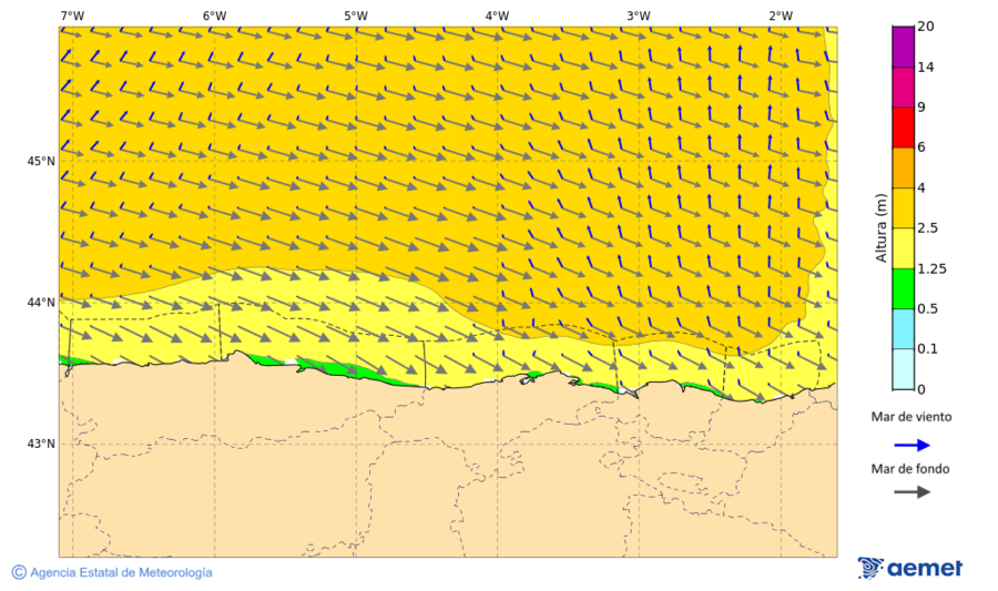 Imatge de zones costaneres dilluns, 15 de desembre  2025 10:00