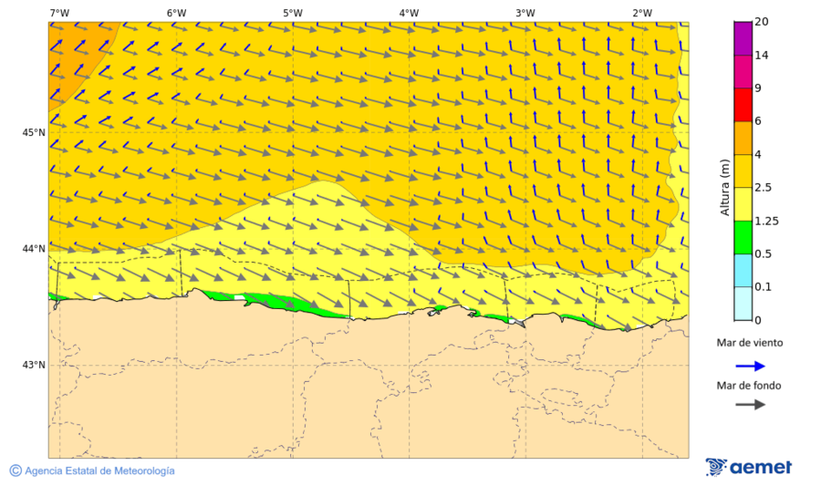 Imatge de zones costaneres dilluns, 15 de desembre  2025 13:00