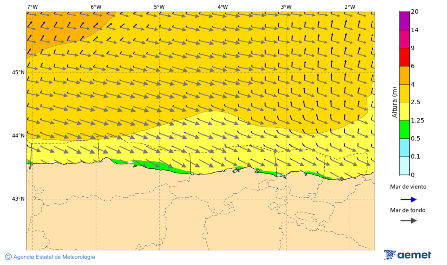 Imatge de zones costaneres dilluns, 15 de desembre  2025 16:00