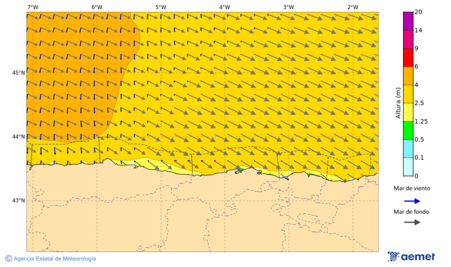 Imatge de zones costaneres dimarts, 16 de desembre  2025 19:00