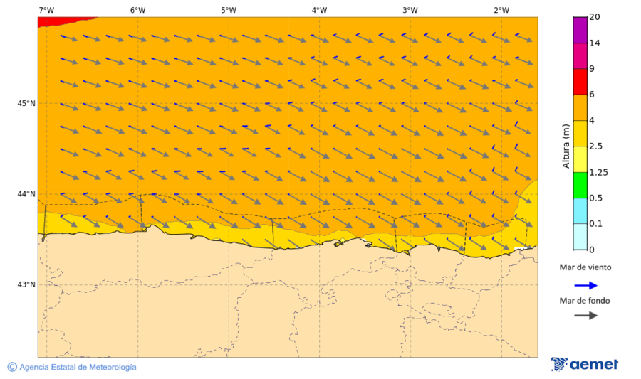 Imatge de zones costaneres dijous, 18 de desembre  2025 22:00