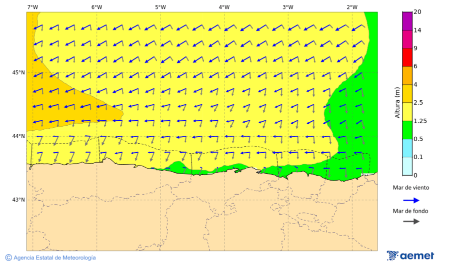 Imagen de Zonas Costeras&nbsp;s�bado, 27 diciembre 2025 a las 07:00