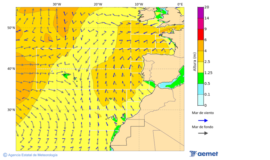 Oc�ano Atl�ntico al norte de 30� N&nbsp;jueves, 25 diciembre 2025 a las 03:00