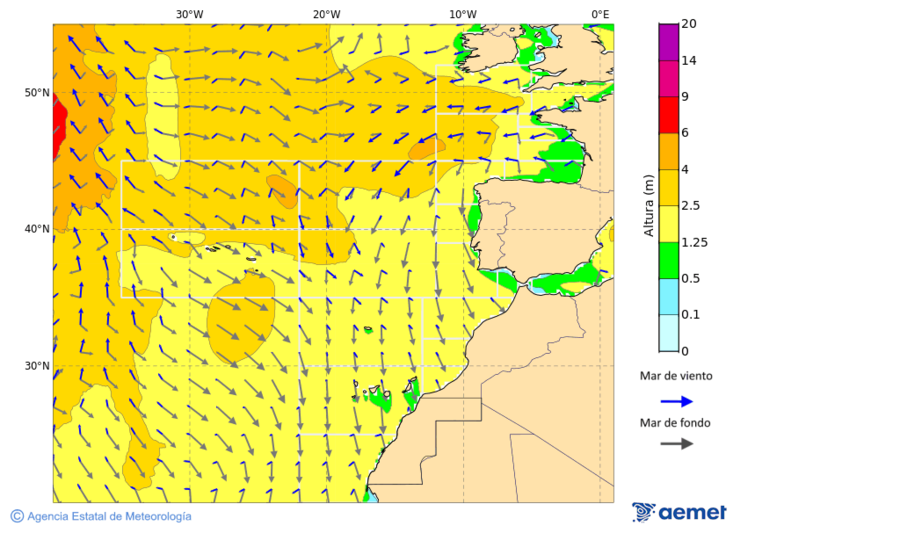 Oc�ano Atl�ntico al norte de 30� N&nbsp;viernes, 26 diciembre 2025 a las 09:00