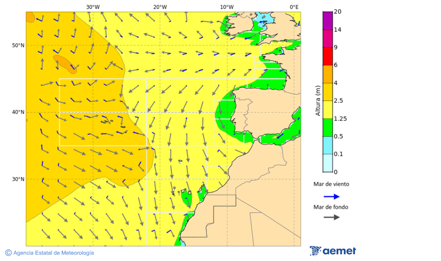 Oc�ano Atl�ntico al norte de 30� N&nbsp;lunes, 29 diciembre 2025 a las 06:00