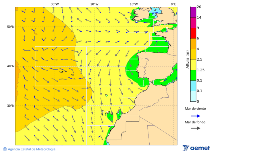 Oc�ano Atl�ntico al norte de 30� N&nbsp;lunes, 29 diciembre 2025 a las 09:00