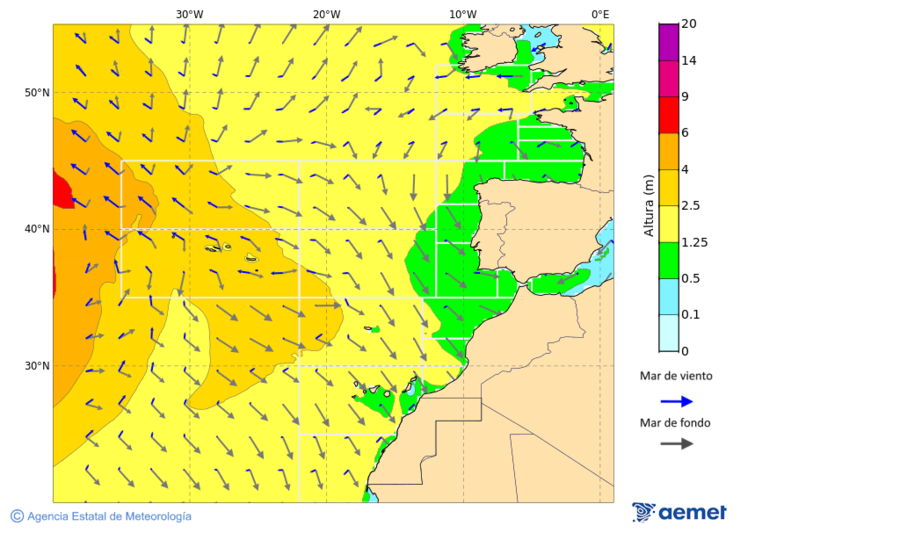 Oc�ano Atl�ntico al norte de 30� N&nbsp;martes, 30 diciembre 2025 a las 00:00