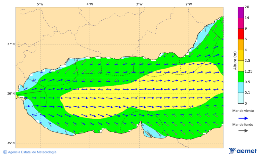 Imatge de zones costaneres&nbsp;dissabte, 17 de gener  2026 07:00