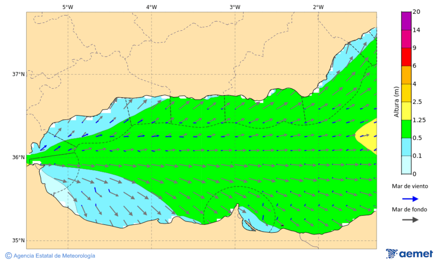Imatge de zones costaneres&nbsp;diumenge, 18 de gener  2026 07:00