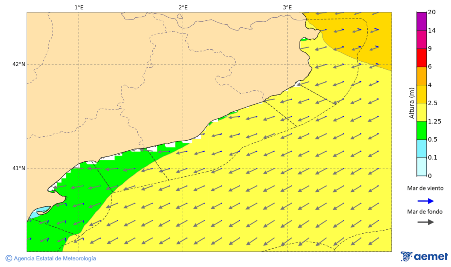 Imatge de zones costaneres&nbsp;diumenge, 18 de gener  2026 22:00