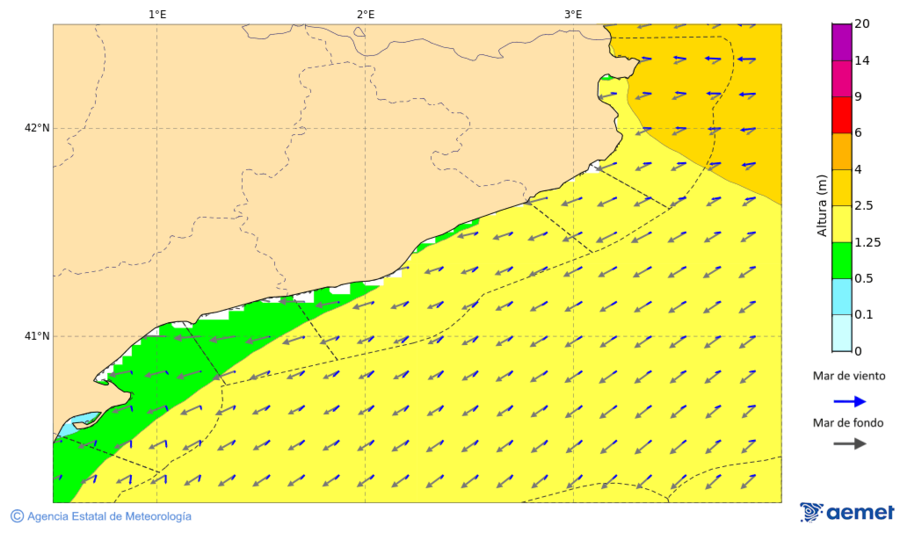 Imatge de zones costaneres&nbsp;dilluns, 19 de gener  2026 07:00